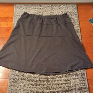 Royal Robbins Charcoal A-Line Skirt